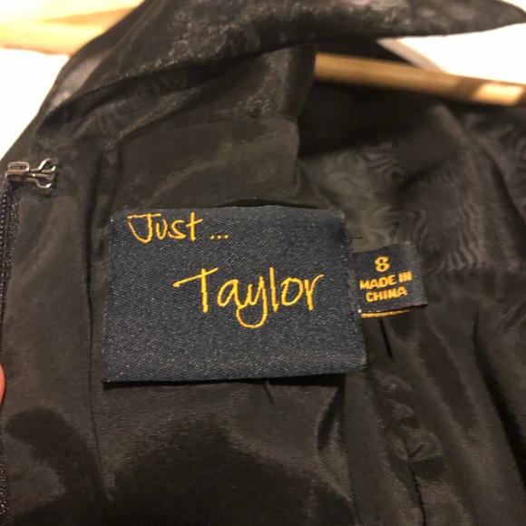 Black Floral Cocktail Dress - Picture 6 of 10